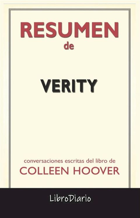 Verity de Colleen Hoover: Conversaciones Escritas(Kobo/電子書)