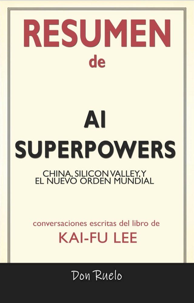  Resumen de AI Superpowers(Kobo/電子書)