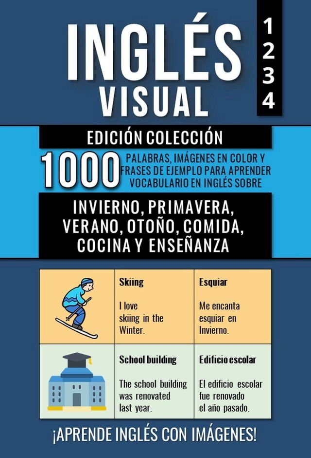  Inglés Visual - Edición Colección - 1000 Imágenes, 1000 Palabras y 1000 Frases de Ejemplo Bilingües para Aprender Vocabulario en Inglés(Kobo/電子書)