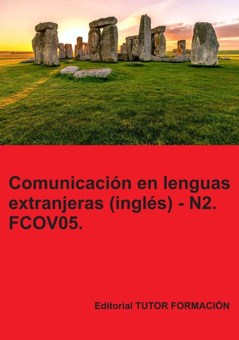 Comunicación en lenguas extranjeras (inglés) – N2. FCOV05.