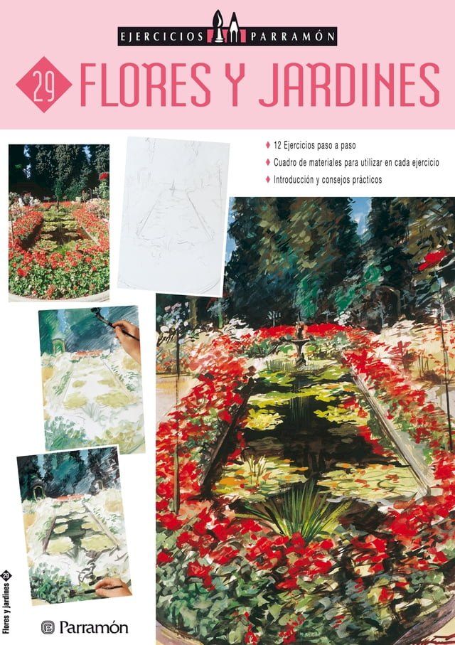  Ejercicios Parramón. Flores y jardines(Kobo/電子書)