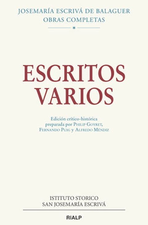 Escritos varios (1927-1974). Edici&oacute;n cr&iacute;tico-hist&oacute;rica(Kobo/電子書)