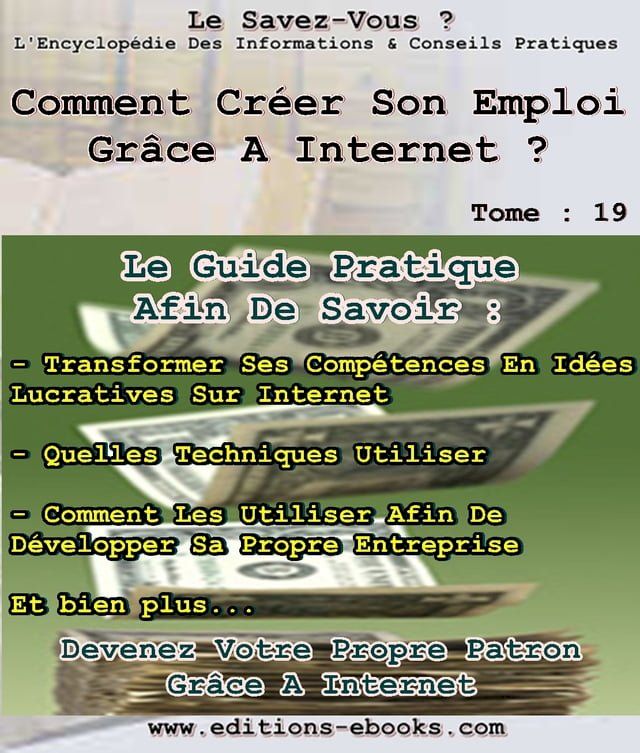  Comment cr&eacute;er son emploi &agrave; domicile gr&acirc;ce &agrave; internet ?(Kobo/電子書)