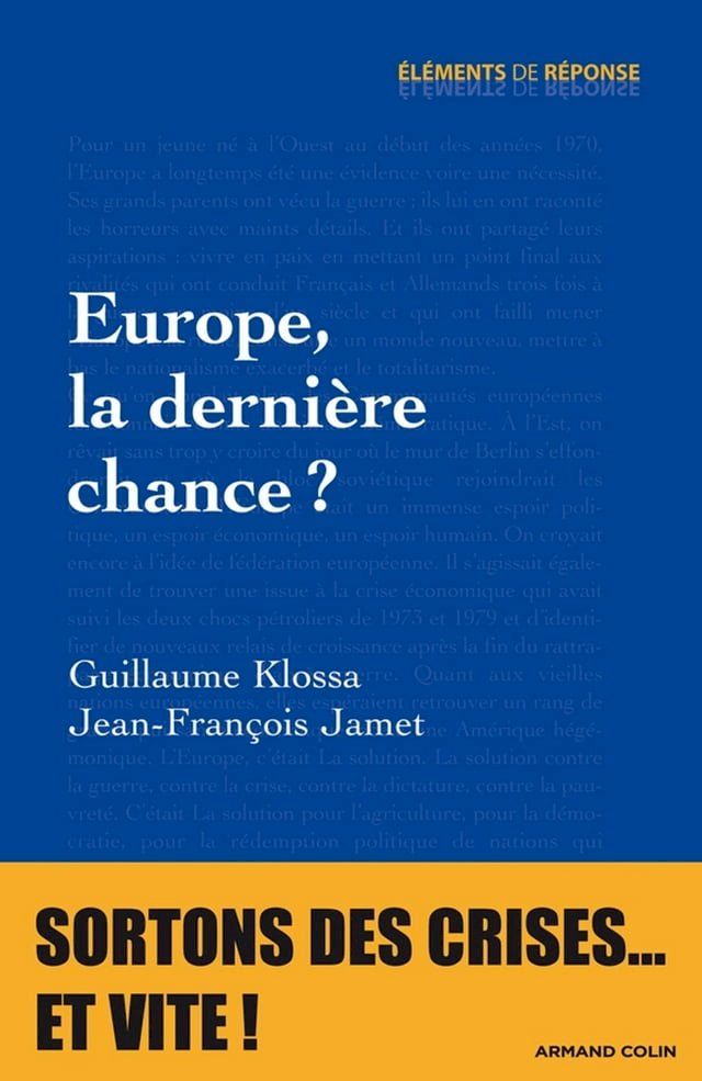  Europe, la derni&egrave;re chance ?(Kobo/電子書)