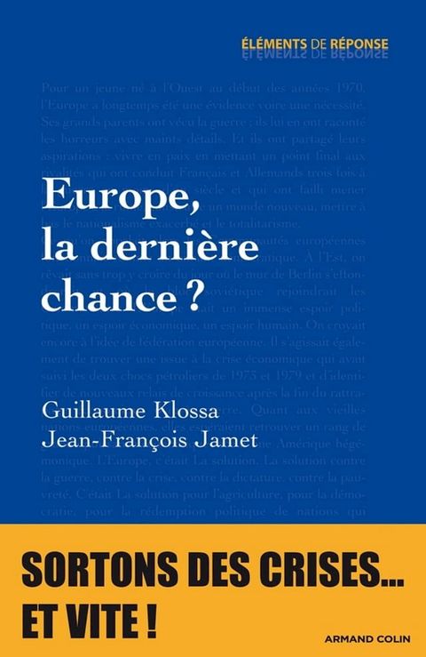 Europe, la derni&egrave;re chance ?(Kobo/電子書)