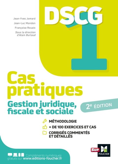 DSCG 1 - Gestion juridique fiscale et sociale - Cas pratiques(Kobo/電子書)