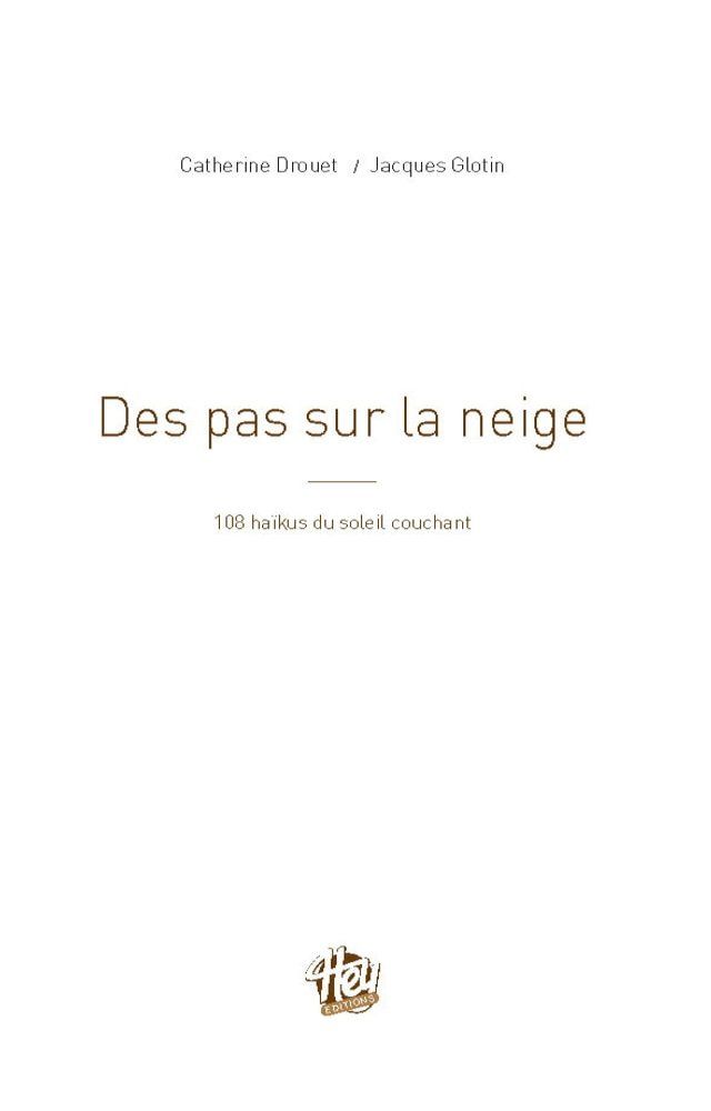  Des pas sur la neige(Kobo/電子書)