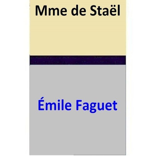  Mme de Staël(Kobo/電子書)