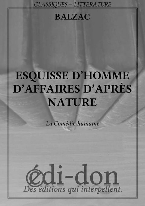 Esquisse d'homme d'affaires d'apr&egrave;s nature(Kobo/電子書)