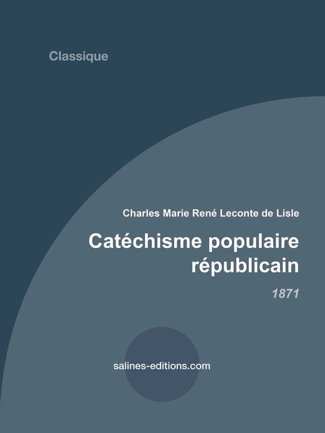  Catéchisme populaire républicain(Kobo/電子書)