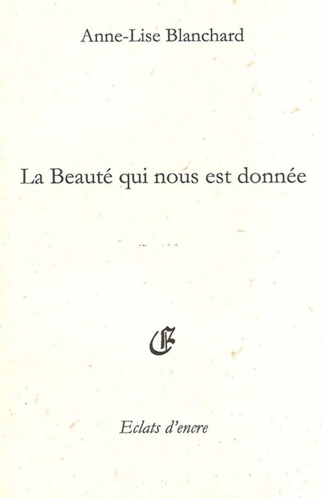  La beauté qui nous est donnée(Kobo/電子書)