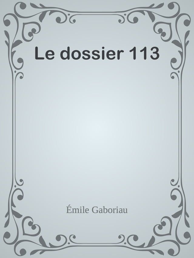  Le dossier 113(Kobo/電子書)