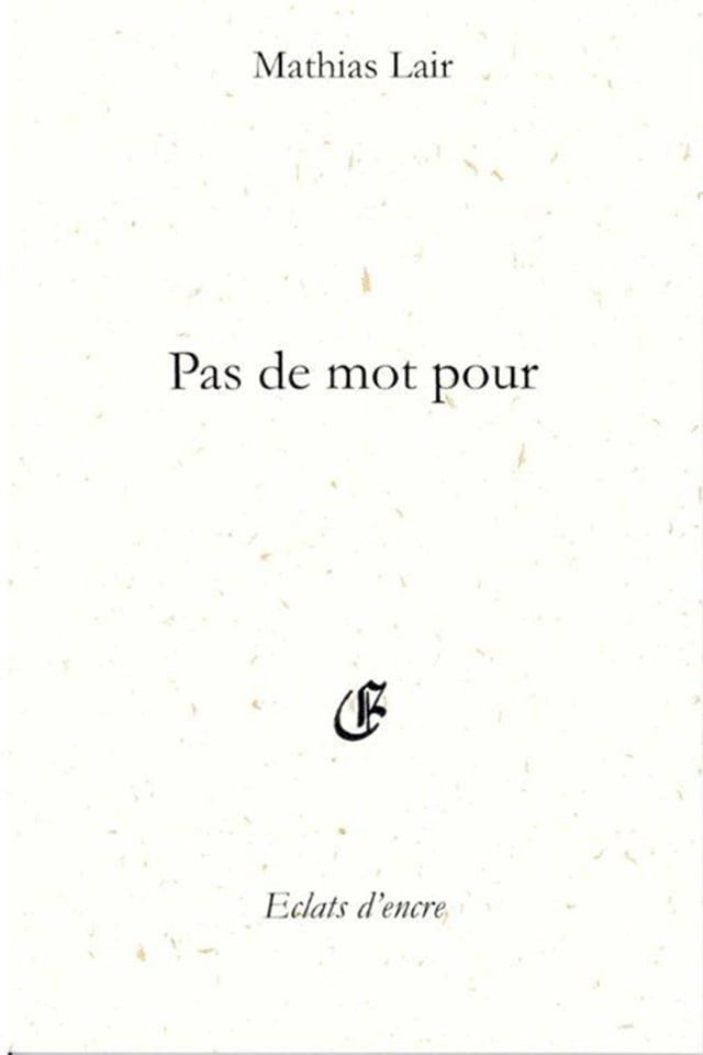  Pas de mot pour(Kobo/電子書)