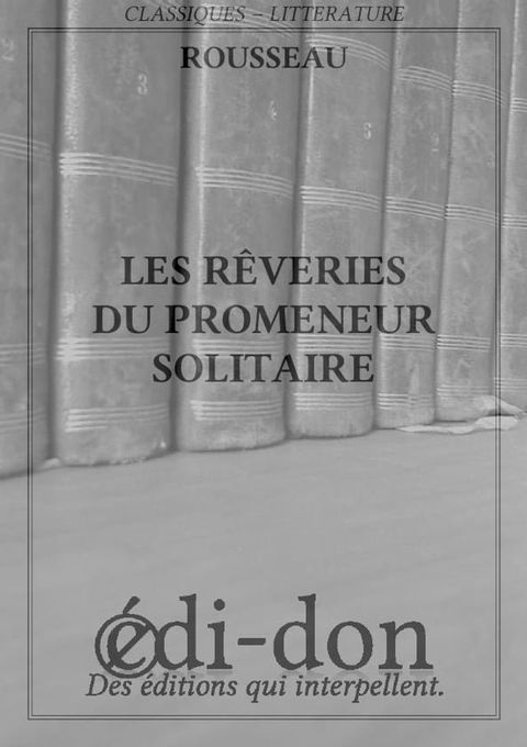 R&eacute;veries du promeneur solitaire(Kobo/電子書)