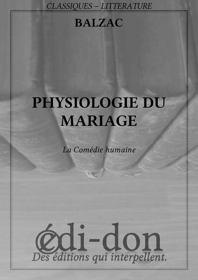  Physiologie du mariage(Kobo/電子書)