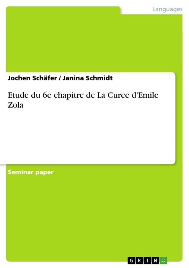  Etude du 6e chapitre de La Curee d'Emile Zola(Kobo/電子書)