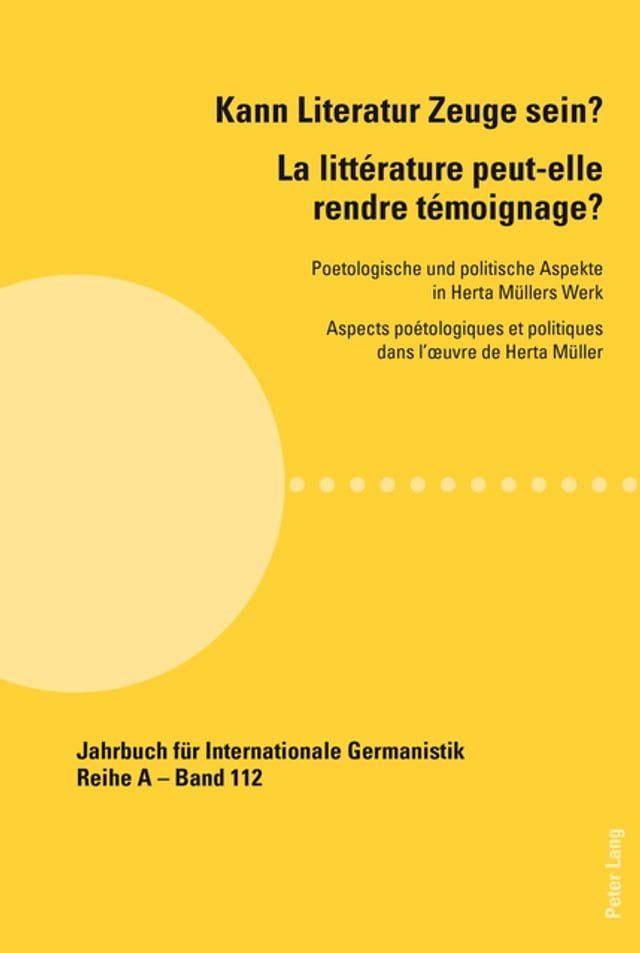  Kann Literatur Zeuge sein?- La littérature peut-elle rendre témoignage ?(Kobo/電子書)