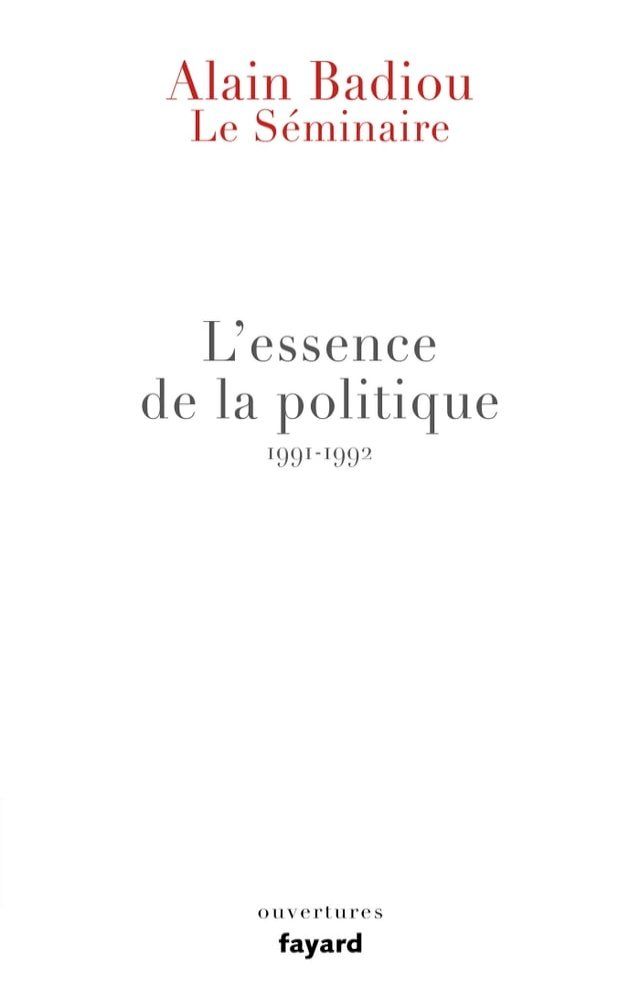  Le Séminaire - L'essence de la politique (1991-1992)(Kobo/電子書)