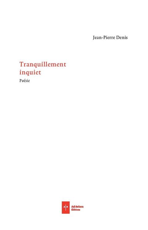 Tranquillement inquiet(Kobo/電子書)