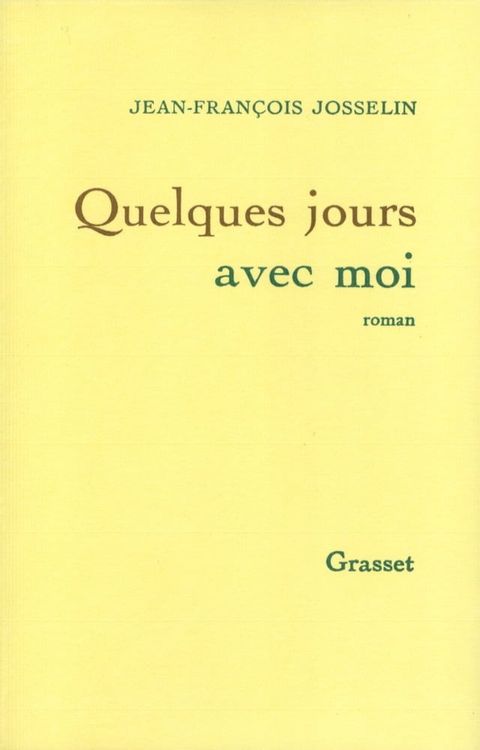 Quelques jours avec moi(Kobo/電子書)