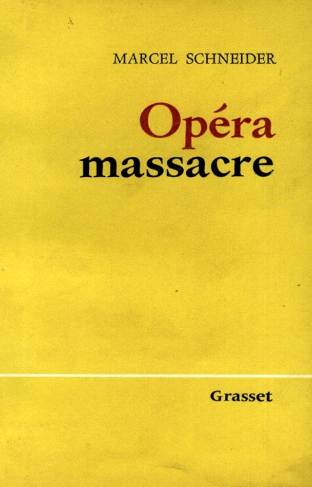  Opéra-massacre(Kobo/電子書)