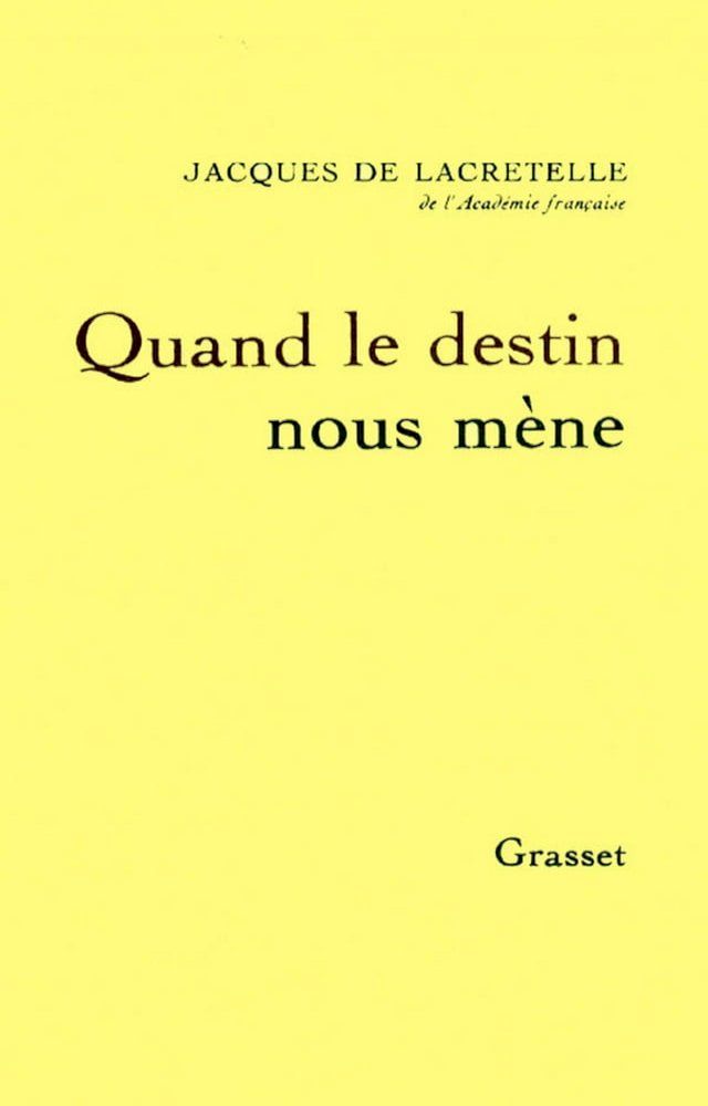  Quand le destin nous mène(Kobo/電子書)