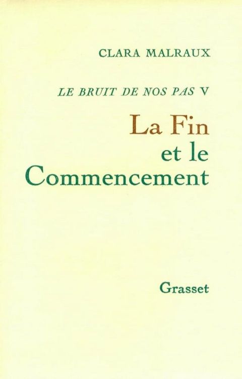 La fin et le commencement(Kobo/電子書)