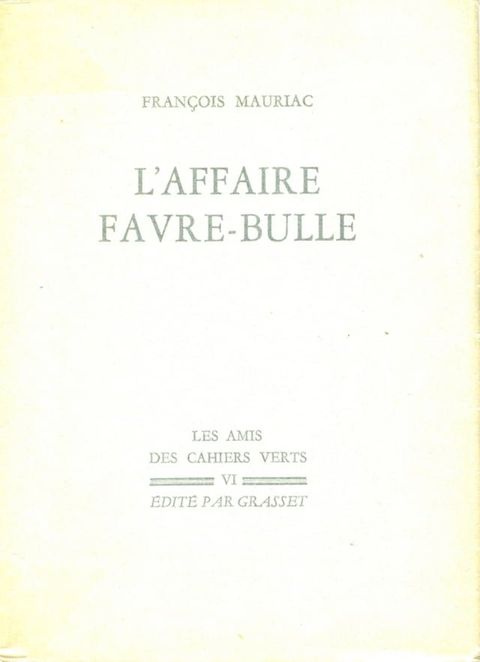 L'affaire Favre-Bulle(Kobo/電子書)