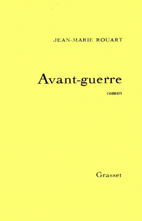 Avant-guerre(Kobo/電子書)