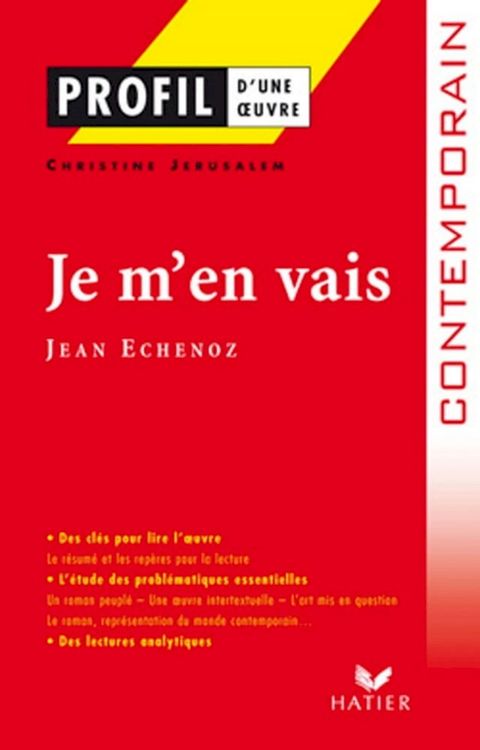 Profil - Echenoz (Jean) : Je m'en vais(Kobo/電子書)