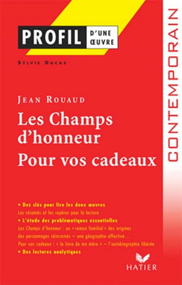  Profil - Rouaud (Jean) : Les Champs d'Honneur, Pour vos cadeaux(Kobo/電子書)