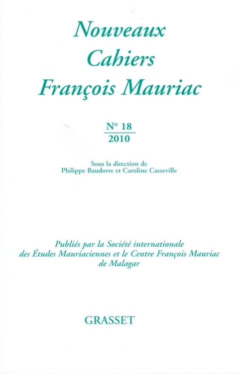 Nouveaux cahiers François Mauriac N°18(Kobo/電子書)