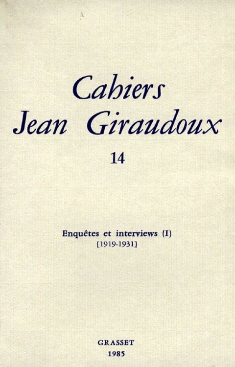 Cahiers numéro 14(Kobo/電子書)