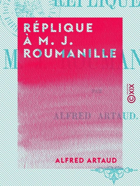 Réplique à M. J. Roumanille - Jeux floraux d'Apt en septembre 1862