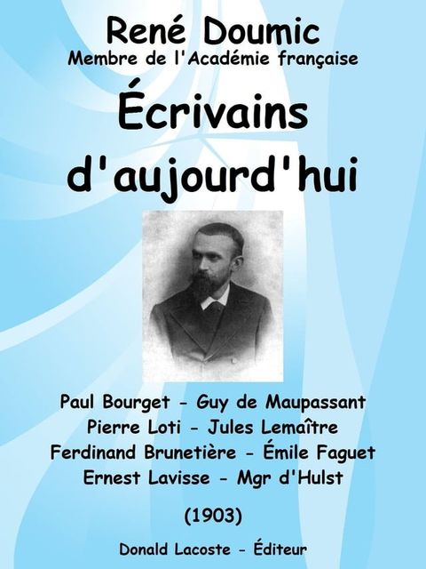 &Eacute;crivains d'aujourd'hui(Kobo/電子書)