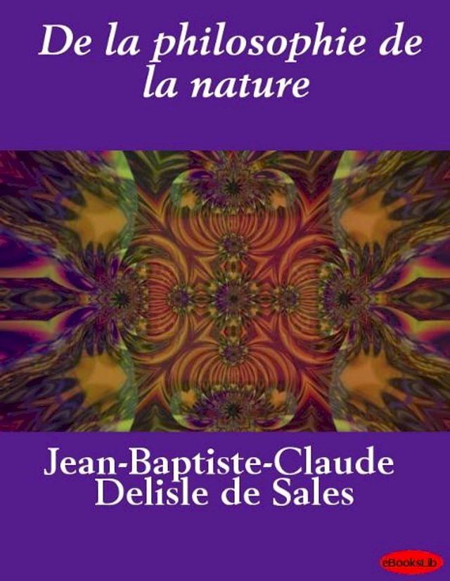  De la philosophie de la nature(Kobo/電子書)