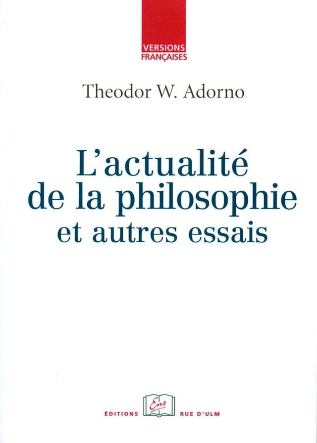  L'actualité de la philosophie(Kobo/電子書)