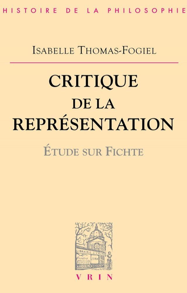  Critique de la repr&eacute;sentation(Kobo/電子書)