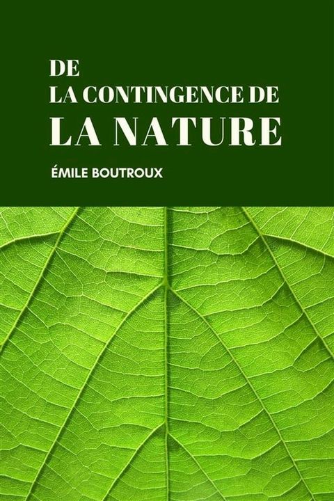 De la contingence des lois de la nature(Kobo/電子書)