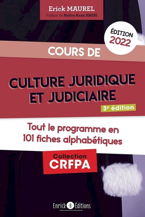 Cours de culture juridique et judiciaire 2022(Kobo/電子書)