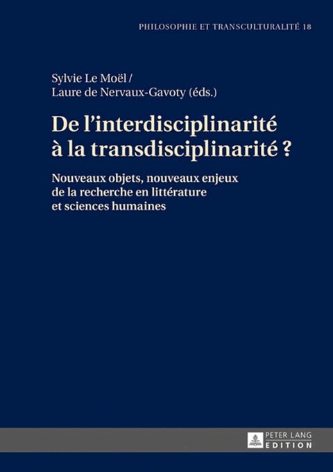 De l'interdisciplinarité à la transdisciplinarité ?(Kobo/電子書)