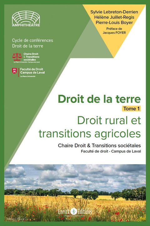 Droit de la terre. Droit rural et transtions agricoles(Kobo/電子書)