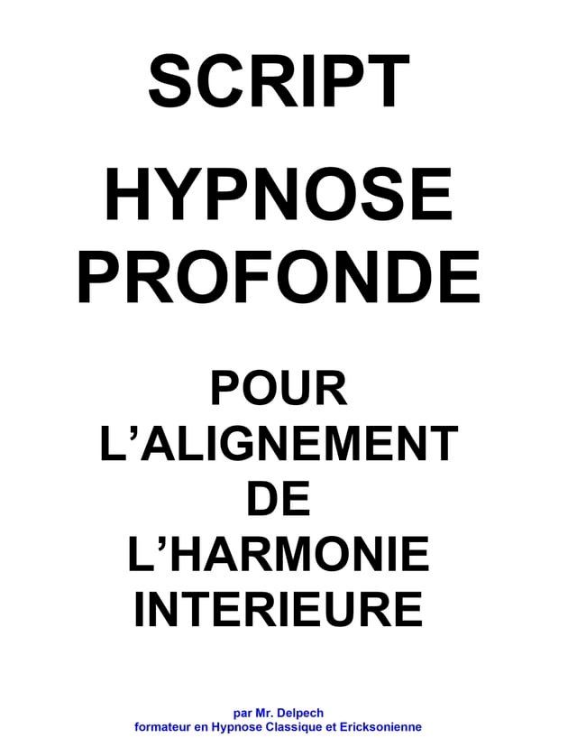  Script pour l'alignement de l'harmonie int&eacute;rieure(Kobo/電子書)