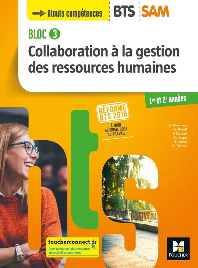  BLOC 3 - Collaboration à la GRH - BTS SAM 1re et 2e années - Éd. 2018 - Manuel FXL(Kobo/電子書)