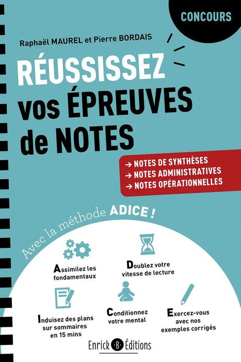 R&eacute;ussissez vos &eacute;preuves de notes avec la m&eacute;thode ADICE !(Kobo/電子書)