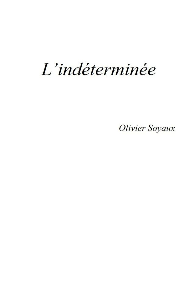  L’Indéterminée(Kobo/電子書)