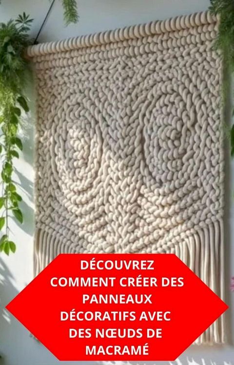 Découvrez Comment Créer Des Panneaux Décoratifs Avec Des Noeuds De Macr...