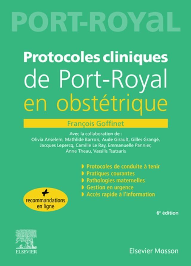  Protocoles cliniques de Port-royal en obstétrique _ABANDONNE(Kobo/電子書)