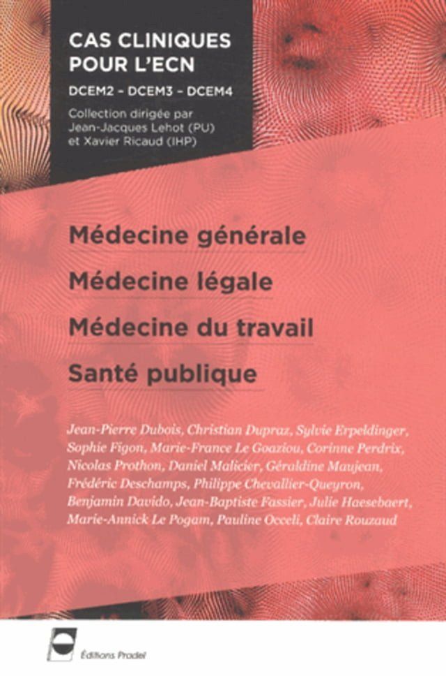  M&eacute;decine g&eacute;n&eacute;rale - M&eacute;decine l&eacute;gale - M&eacute;decine du travail - Sant&eacute; publique(Kobo/電子書)