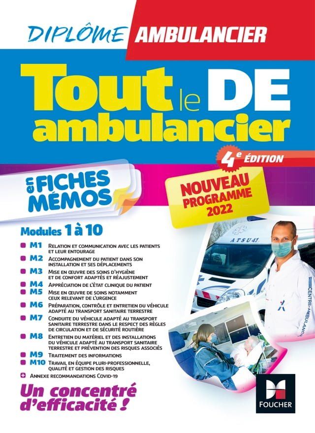  Tout le DE Ambulancier - Nouveau programme - DEA - Modules 1 à 10 en fiches mémos - Révision 4e éd(Kobo/電子書)